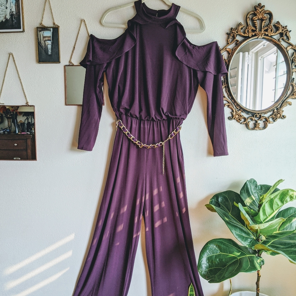 Eggplant Jumpsuit